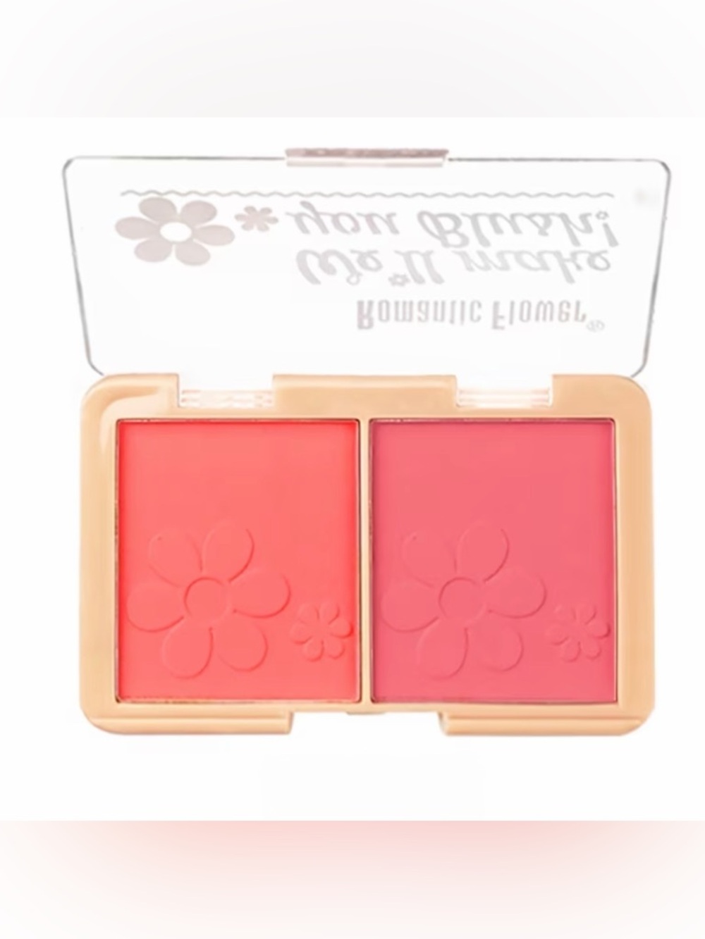 Kohl's Dual  Blush Duo - Coral & Rose Pink